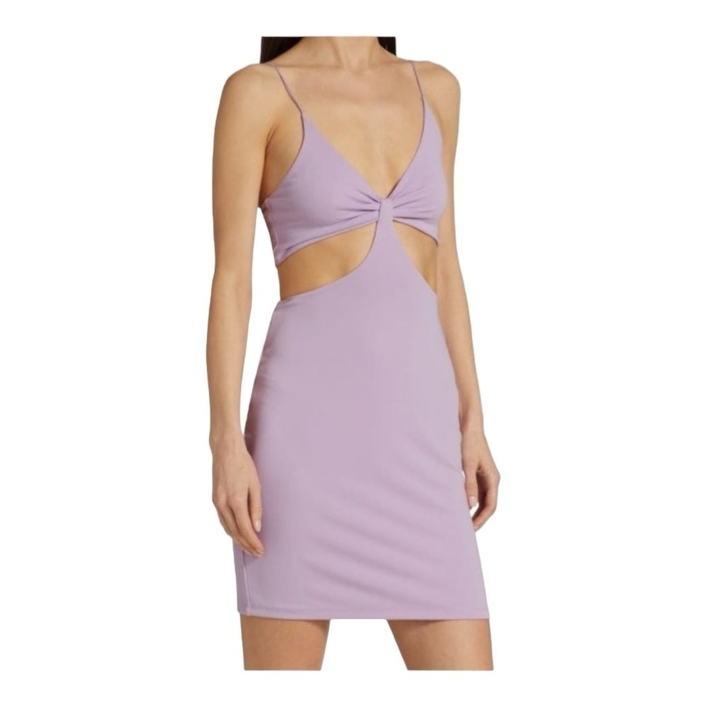 Alice + Olivia Havana Sleeveless Cut Out Minidress in Lavender NWOT